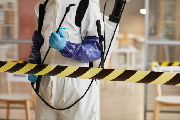 Professional Biohazard Cleanup technician working in Clovis, CA